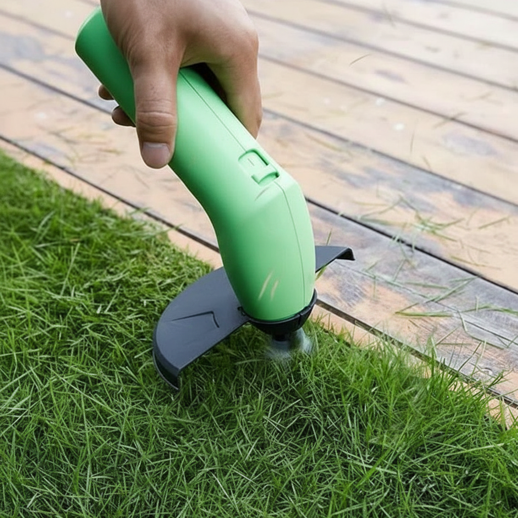 GRASSFLOW – Battery-Operated Grass Cutter for Easy Garden Trimming