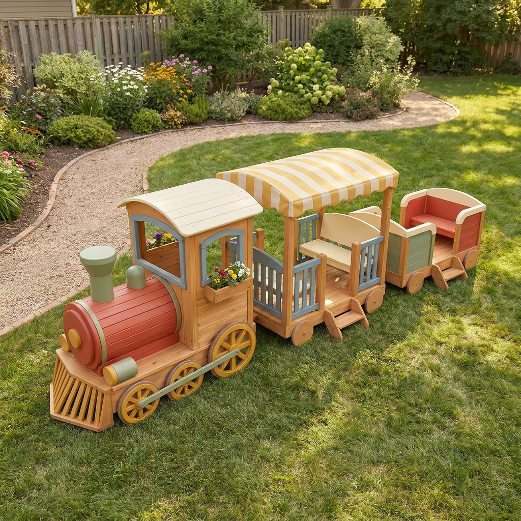 Little Railway Adventure Garden Playset