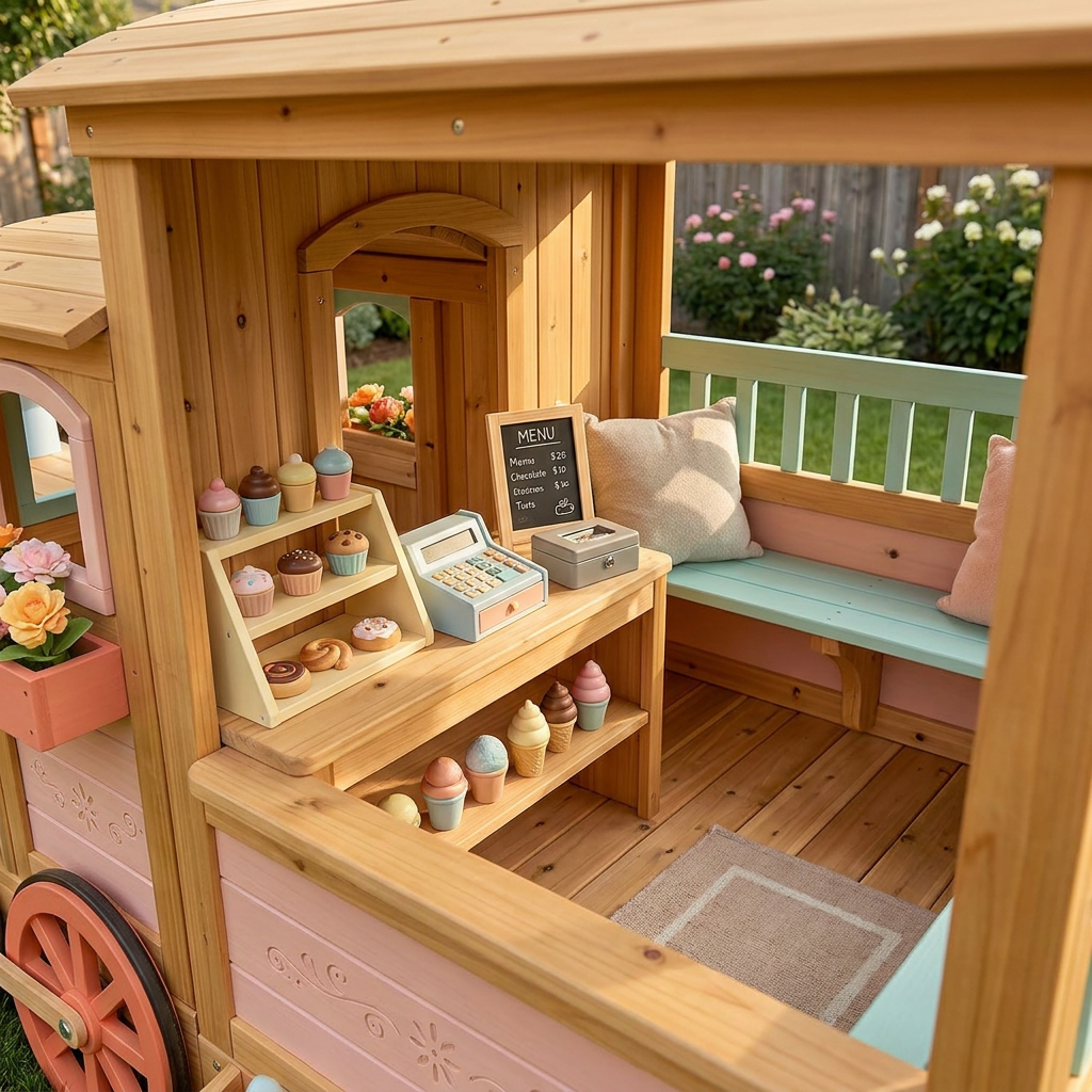Pastel Railway Treat Train Garden Playset