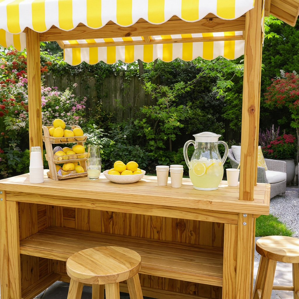 Lemonade Stand Garden Playhouse for Kids