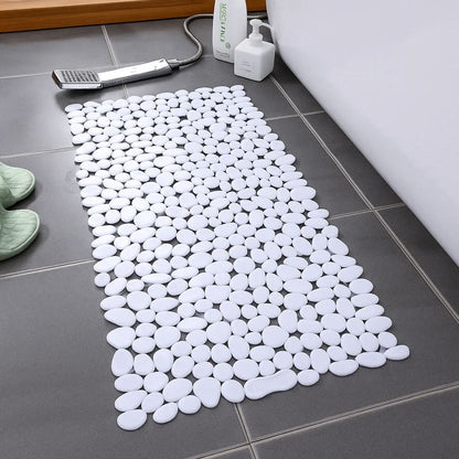 PEBBLAVORA – Textured Bath Mat for Comfortable Daily Showers