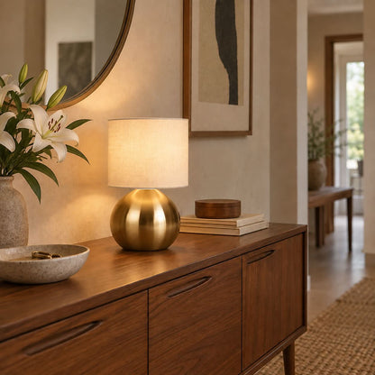 DUOORBENA – Matching Orb Lamps for Convenient Bedside Lighting