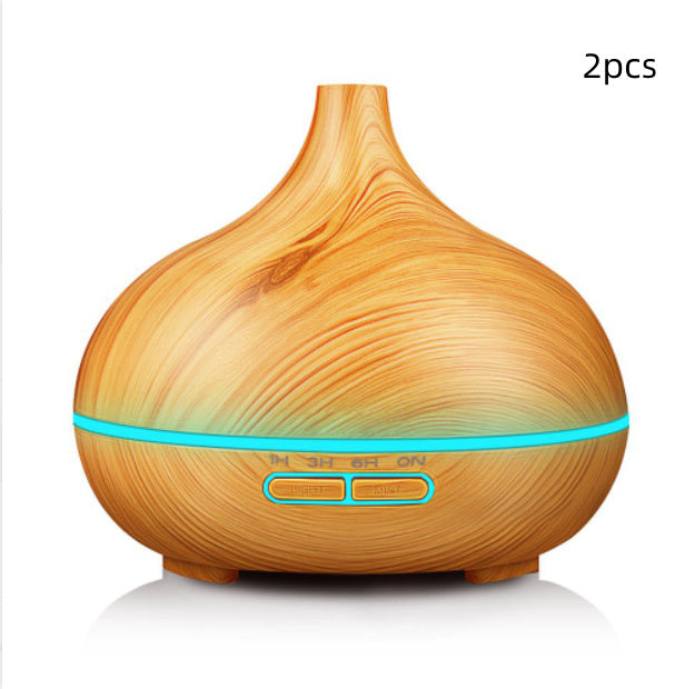 Light wood-grain aroma diffuser, two-pack option