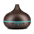 Brown wood-grain 550 ml aroma diffuser