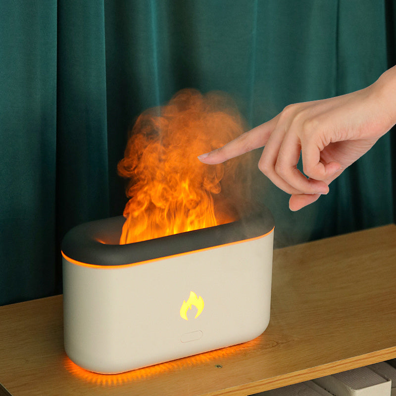 Zen Den Flame 3D Essential Oil Diffuser for a bedroom, bathroom or desk