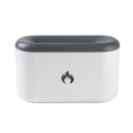 White 3D flame essential oil diffuser