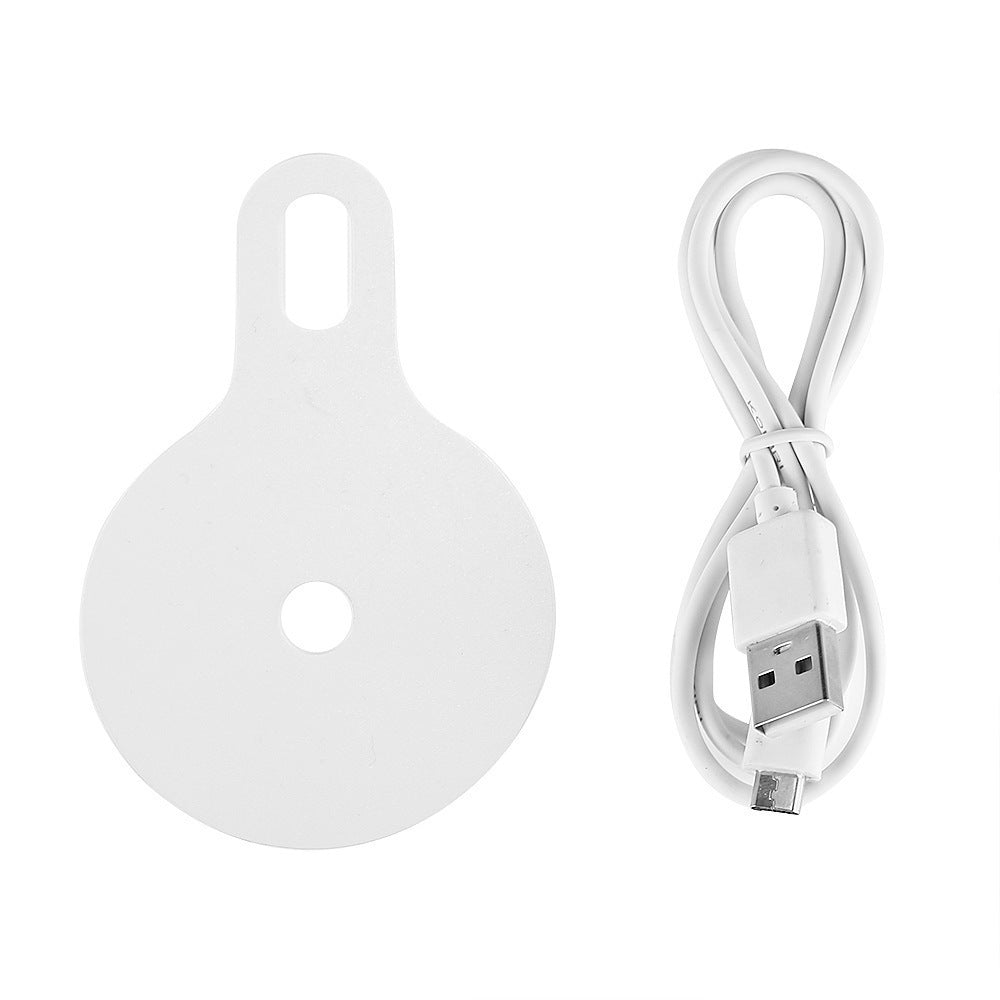 The magnetic wall plate and USB charging cable supplied with the night light